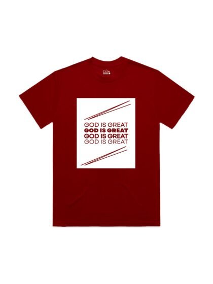 God is Great T-Shirt (Wine)