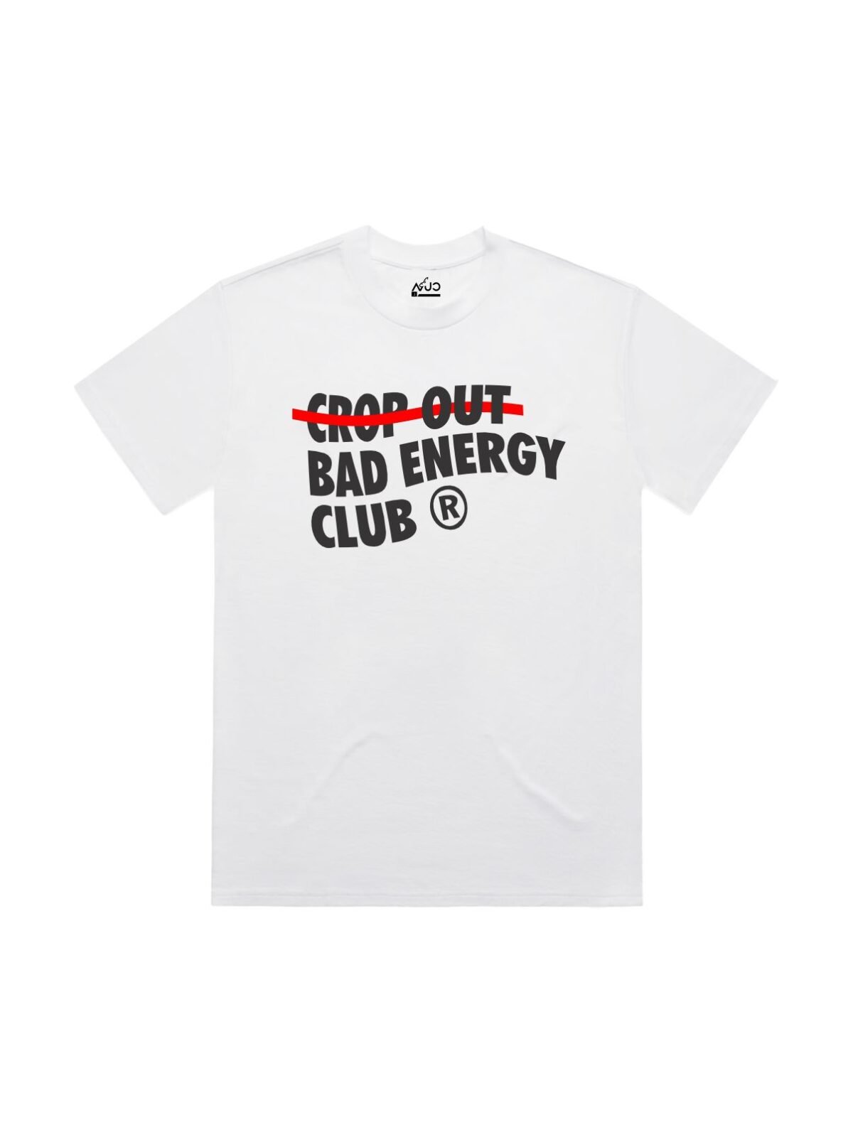 Crop Out Bad Energy Tee (Black) - Image 2