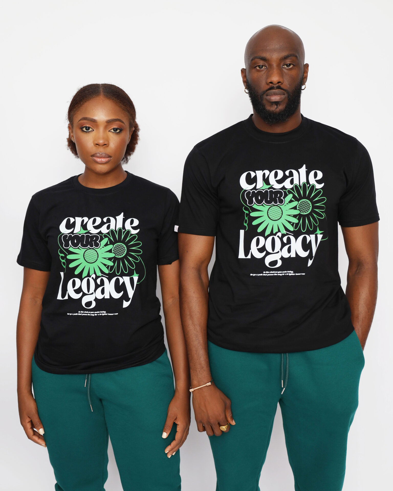 Create Your Legacy Tee (Black) - CURA Shop Inspirational Tee