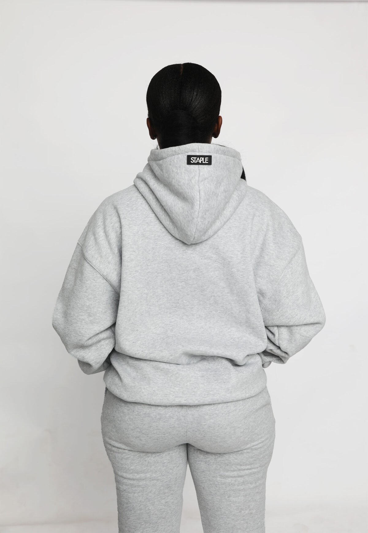 Staple Fleeces Hoodie Only – Grey - Image 2