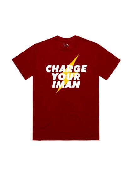 Charge Your Iman T-Shirt (Wine)