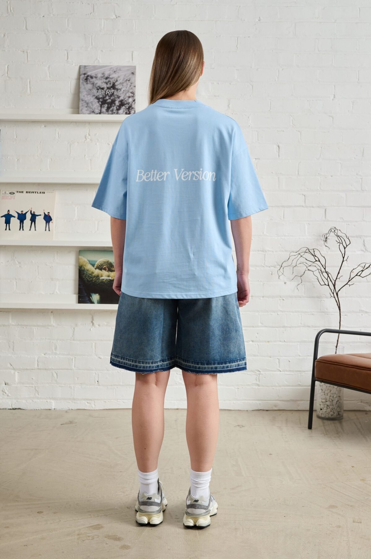 BV Boxy Tee - Sky Blue