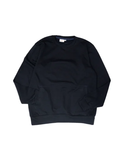 Cura Fleece Sweatshirt (Kangaroo Pocket) - N.Blue
