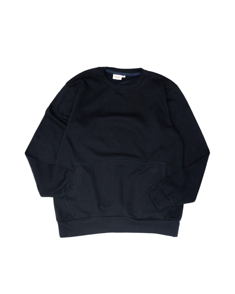 Cura Fleece Sweatshirt (Kangaroo Pocket) - N.Blue