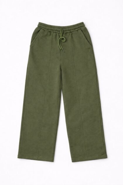 Cura Army Green Wide Free Pant